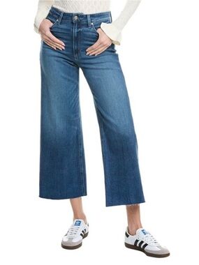 Paige Jeans Anessa Wide Leg in Painterly Distressed